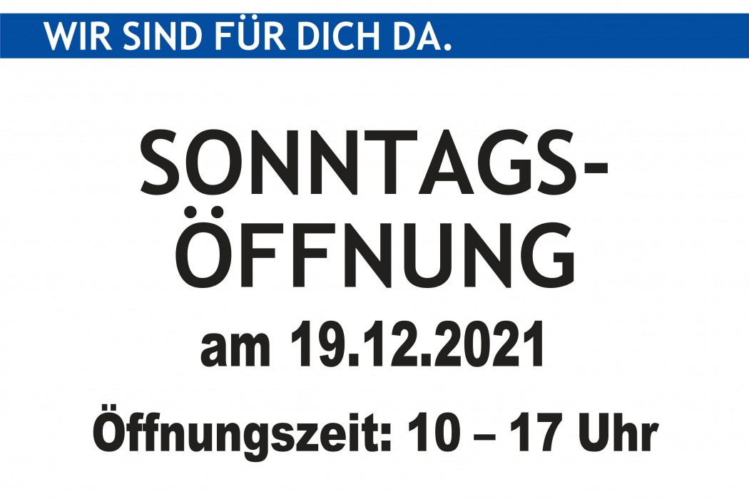 Sonntag offen