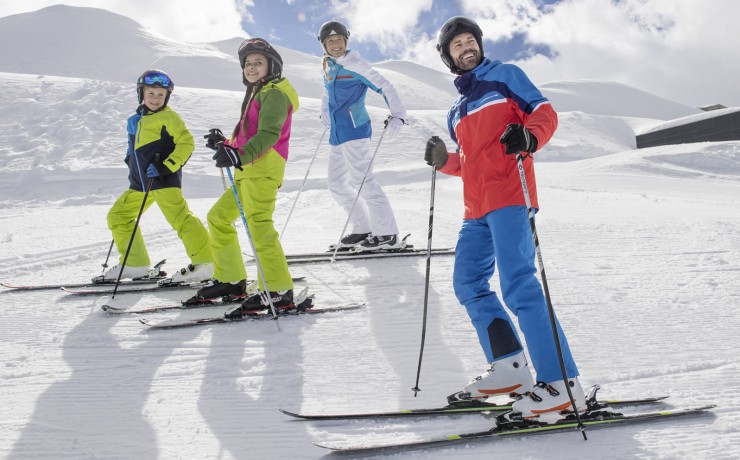 Skifahren mit der Familie in Ski amadé