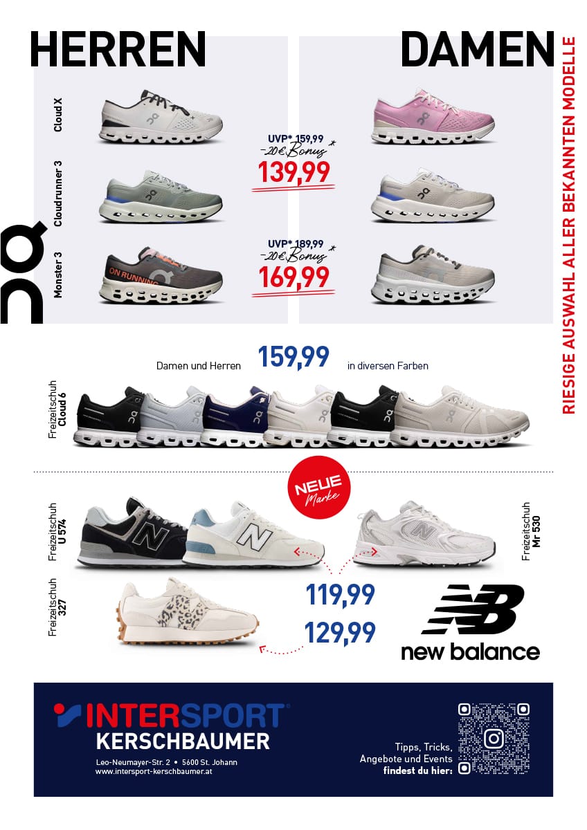 INTERSPORT Kerschbaumer – entdecke unser neues Laufen-Magazin 2026